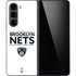 NBA Brooklyn Nets Standard - White Galaxy Z Fold5 5G Skin